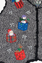 Vintage Holiday Presents Ugly Christmas Vest (1990s)