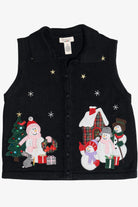 Vintage Bechamel Snowmen Ugly Christmas Vest (1990s)