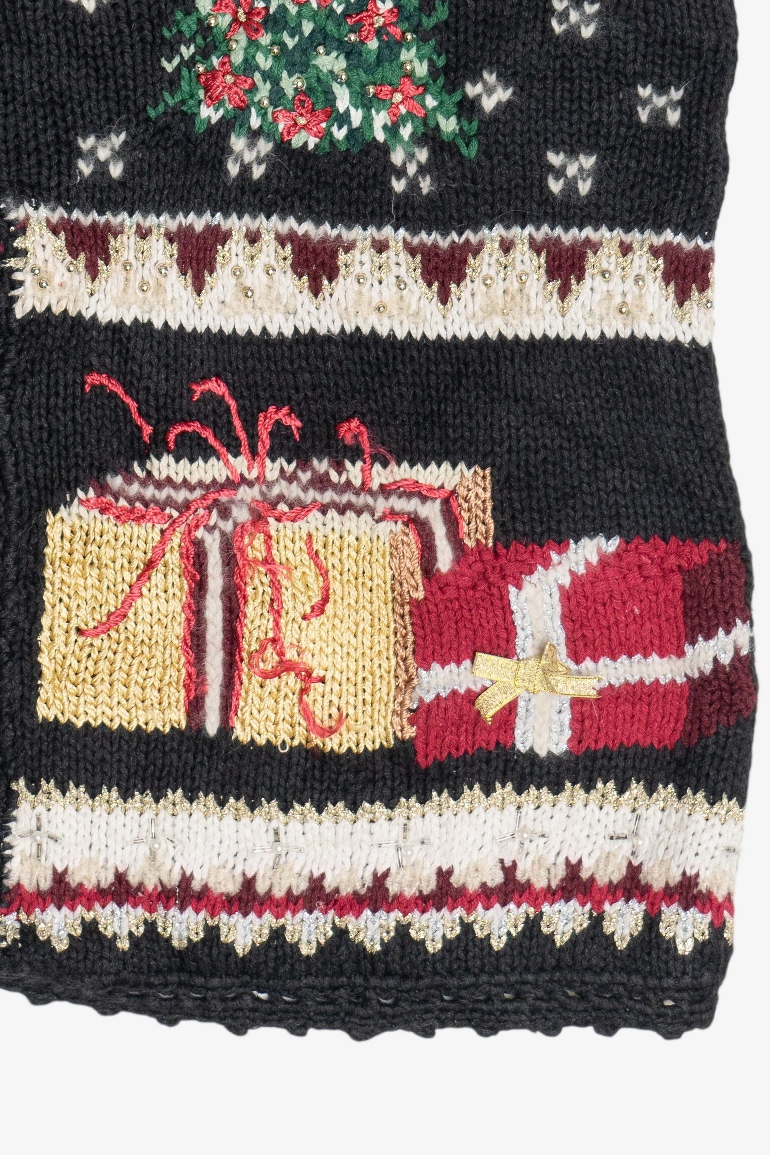 Vintage Tiara International Ugly Christmas Vest (1990s)