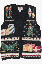 Vintage Tiara International Ugly Christmas Vest (1990s)