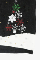 Glitzy Reindeer Vintage Ugly Christmas Sweater Vest (2000s)