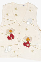 Angels Vintage Ugly Christmas Sweater Vest (2000s)
