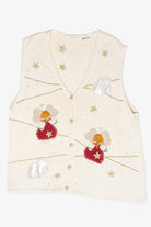 Angels Vintage Ugly Christmas Sweater Vest (2000s)