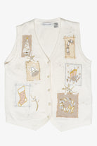 Winter Icons Vintage Ugly Christmas Sweater Vest (2000s)