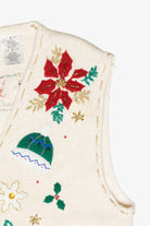 Hats & Mittens Vintage Ugly Christmas Sweater Vest (1990s)