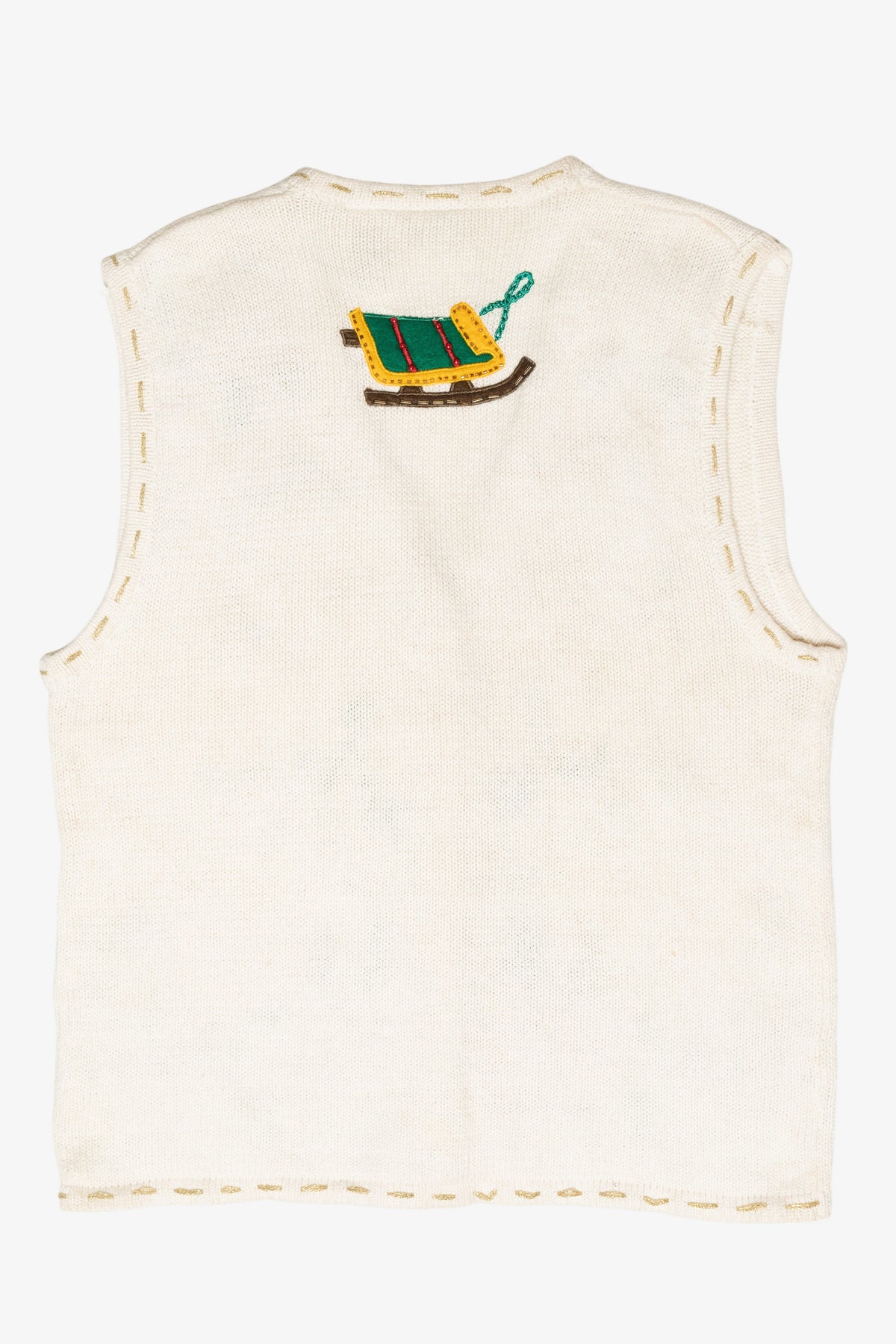 Hats & Mittens Vintage Ugly Christmas Sweater Vest (1990s)
