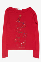 Spiral Tree Vintage Ugly Christmas Pullover (2000s)