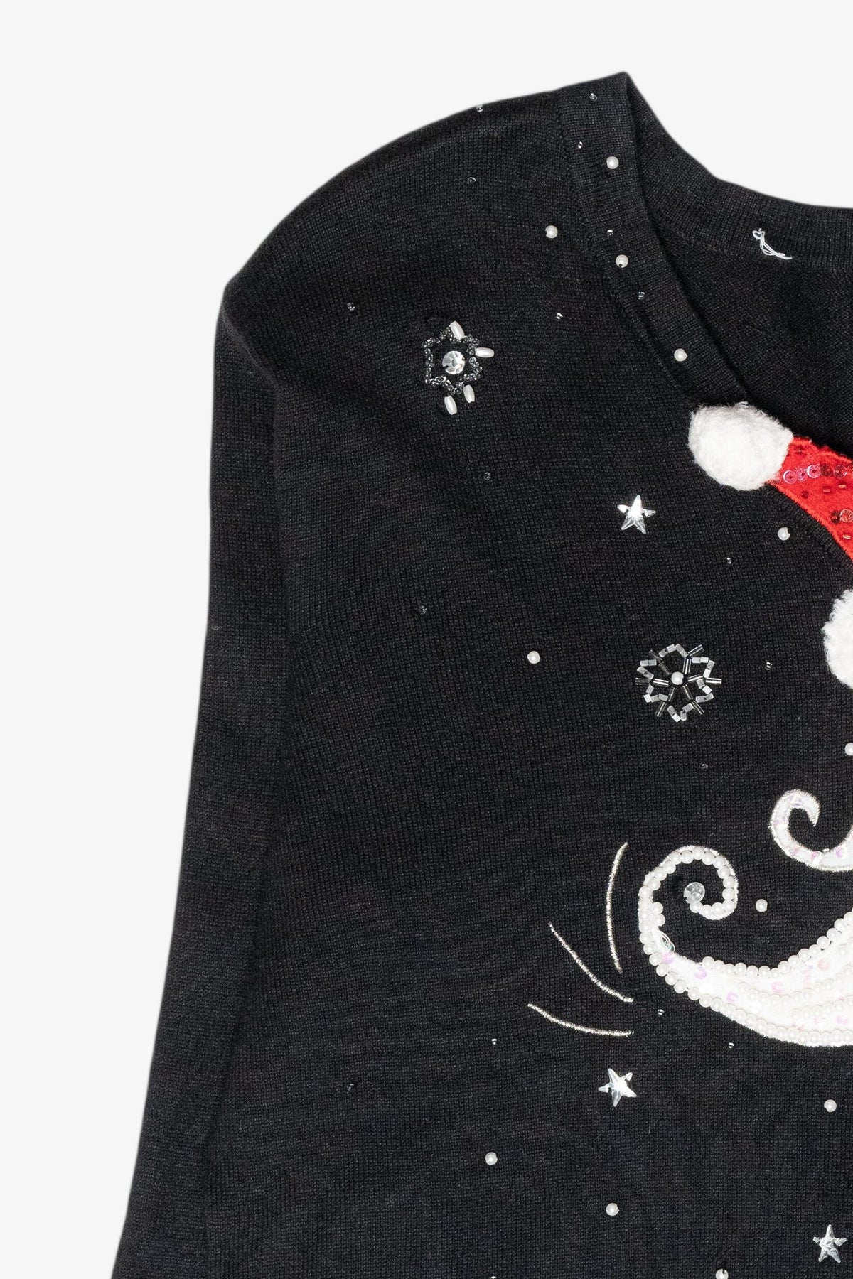 Whimsical Santa Vintage Ugly Christmas Pullover (2000s)