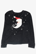 Whimsical Santa Vintage Ugly Christmas Pullover (2000s)