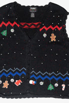 Holiday Dangles Vintage Ugly Christmas Sweater Vest (2000s)