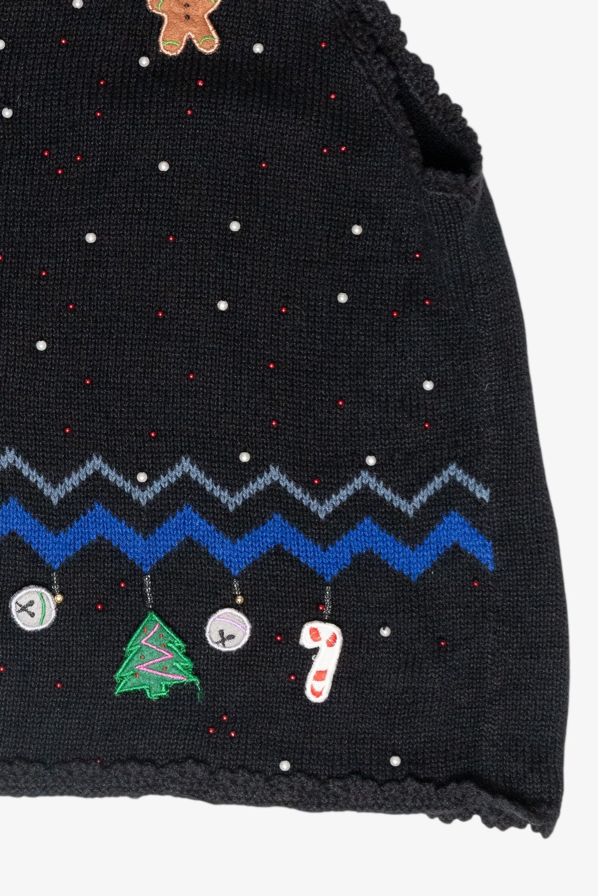 Holiday Dangles Vintage Ugly Christmas Sweater Vest (2000s)