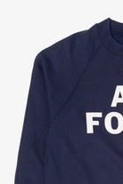Vintage Navy Blue Air Force Raglan Sweatshirt (1990s)