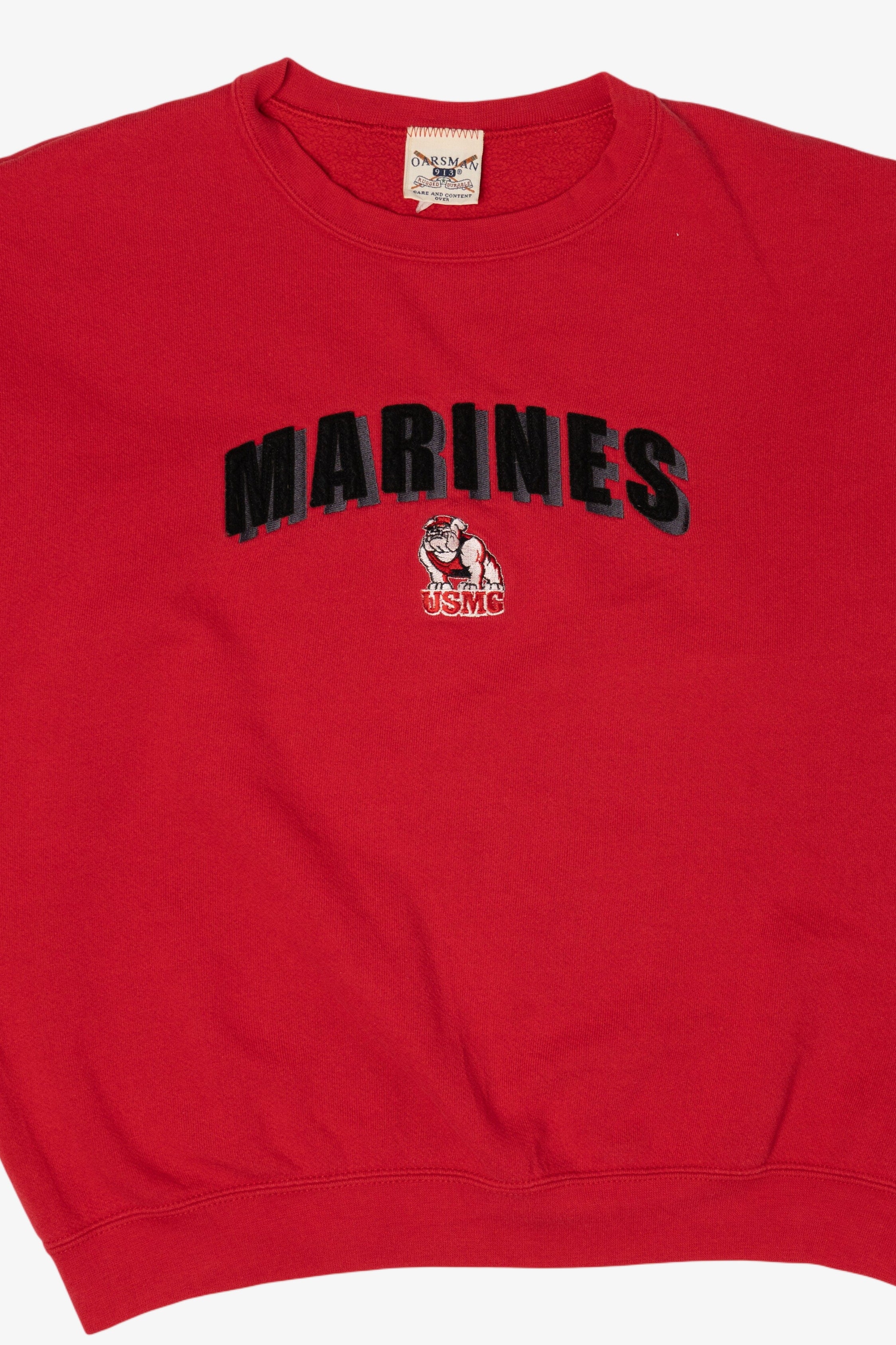 Vintage Red United States Marine Corps Sweatshirt (1990s)