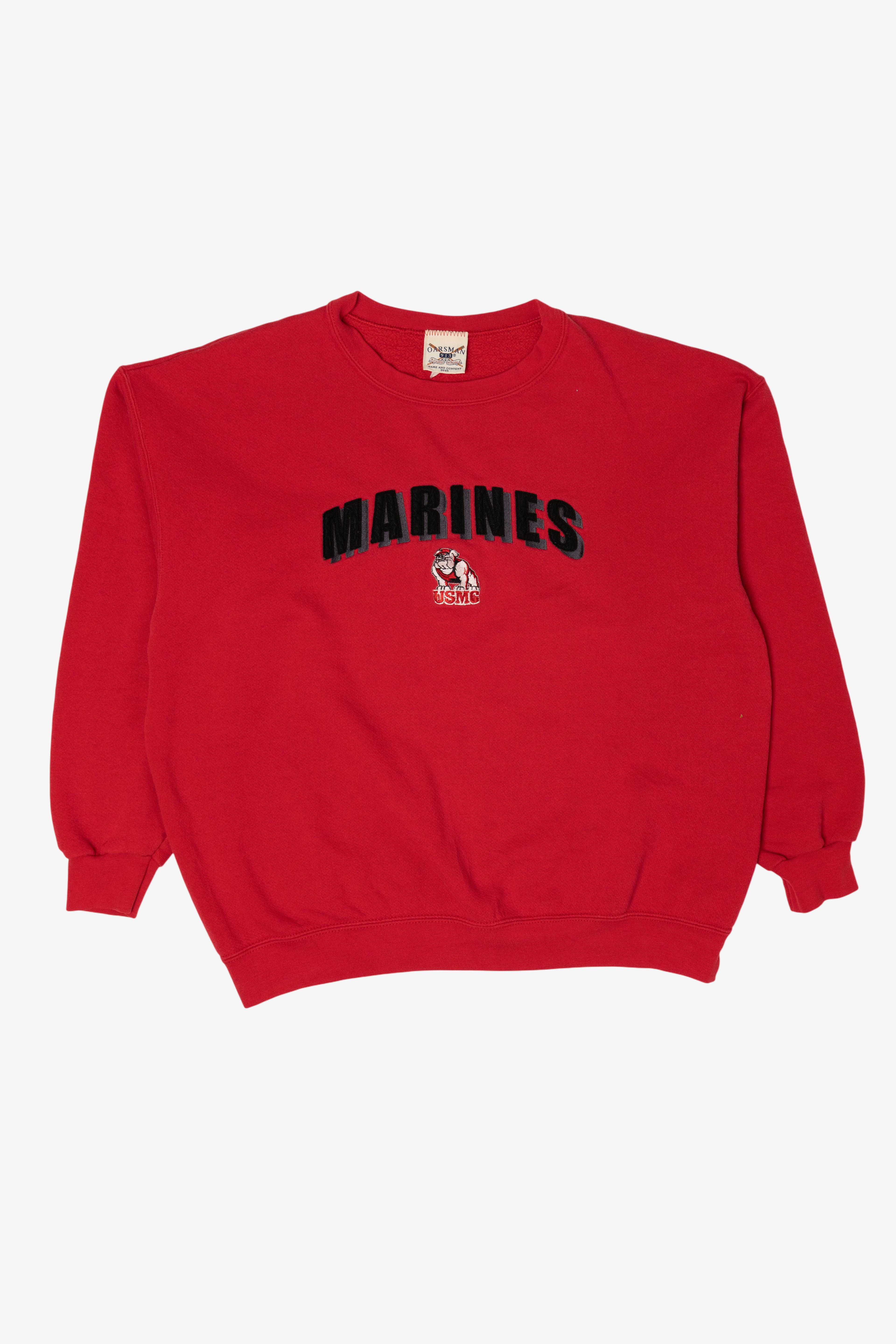 Vintage Red United States Marine Corps Sweatshirt (1990s)