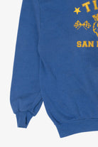 Vintage Distressed Blue San Diego California Tigers Sweatshirt (1990s)