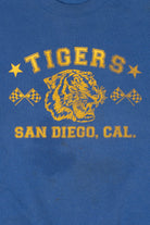 Vintage Distressed Blue San Diego California Tigers Sweatshirt (1990s)