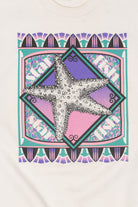 Vintage Star Fish Short Sleeve Sweatshirt (1990s)