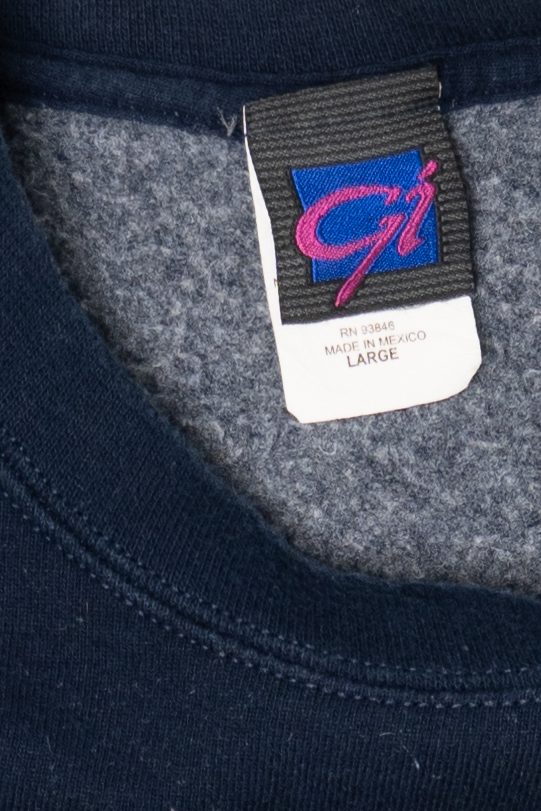 Vintage Navy Blue Motorcycle "An American Tradition" Sweatshirt (1990s)
