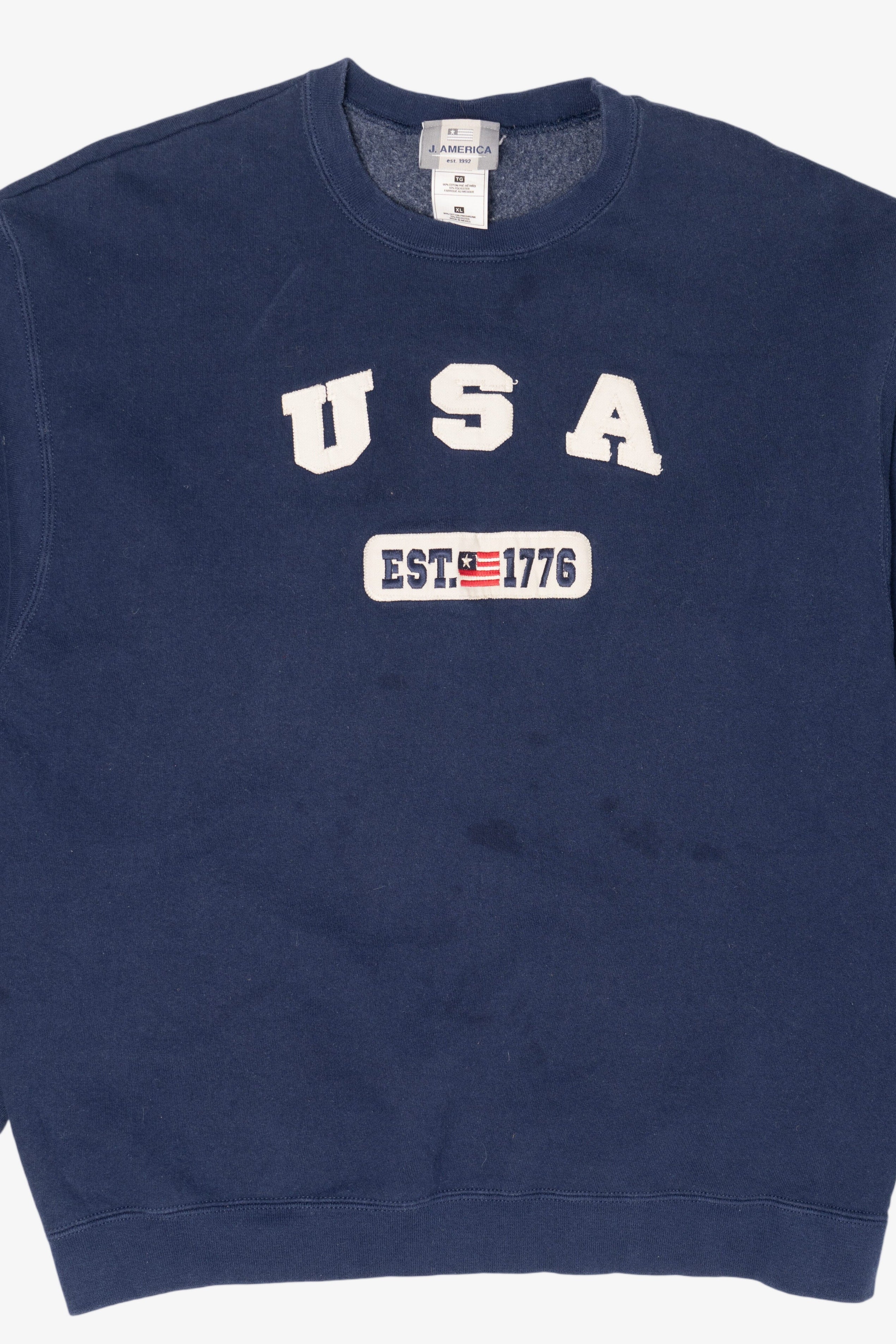 Vintage Navy Blue USA Sweatshirt (2000s)