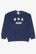 Vintage Navy Blue USA Sweatshirt (2000s)