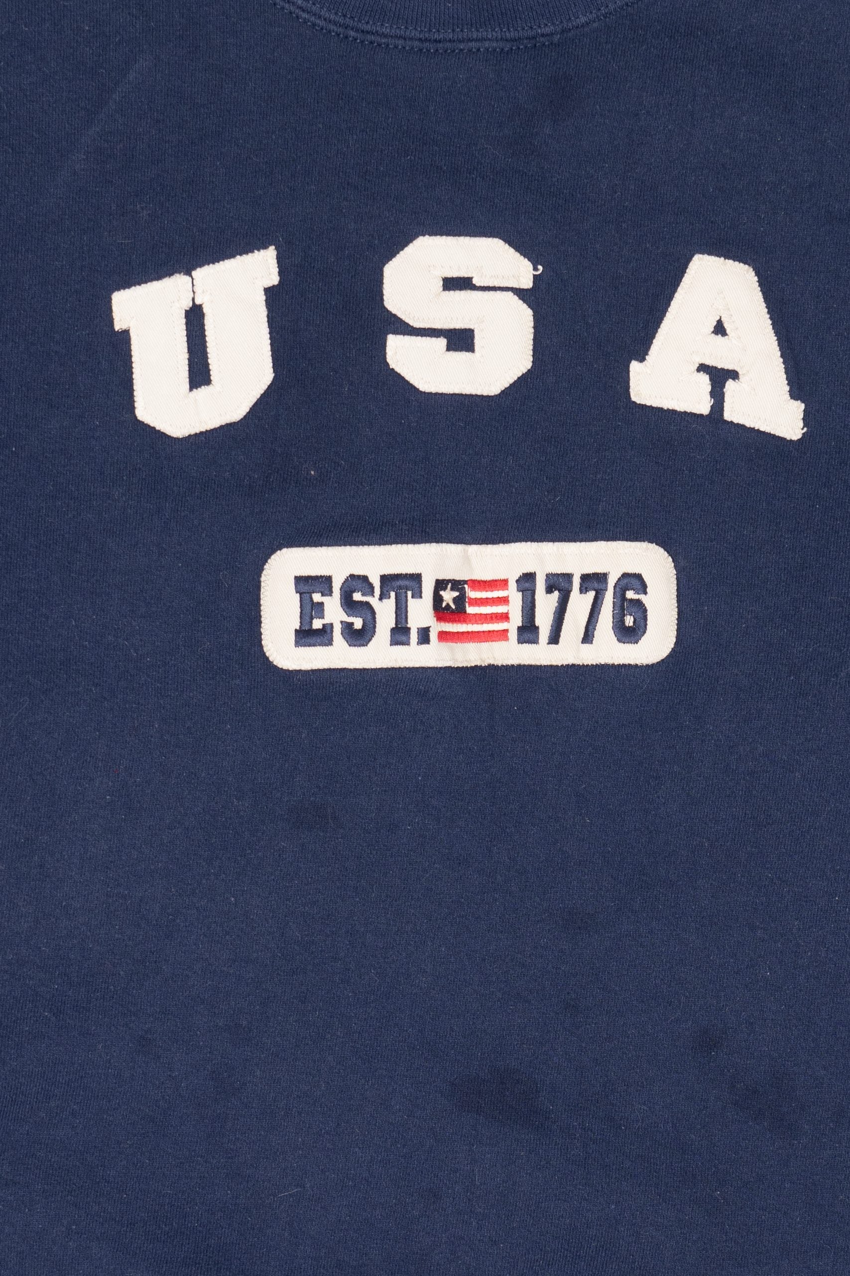 Vintage Navy Blue USA Sweatshirt (2000s)