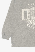 Vintage Gray ID# Easy Wear Easy Care Turtleneck Sweatshirt (1990s)
