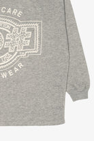 Vintage Gray ID# Easy Wear Easy Care Turtleneck Sweatshirt (1990s)