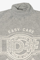 Vintage Gray ID# Easy Wear Easy Care Turtleneck Sweatshirt (1990s)
