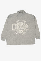 Vintage Gray ID# Easy Wear Easy Care Turtleneck Sweatshirt (1990s)