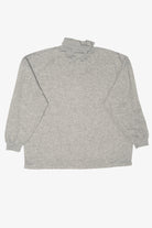 Vintage Gray ID# Easy Wear Easy Care Turtleneck Sweatshirt (1990s)