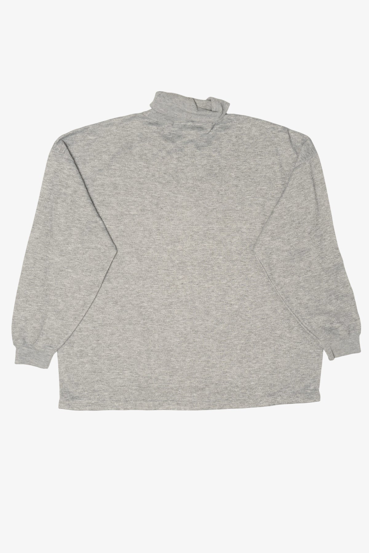 Vintage Gray ID# Easy Wear Easy Care Turtleneck Sweatshirt (1990s)