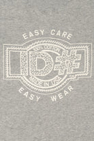 Vintage Gray ID# Easy Wear Easy Care Turtleneck Sweatshirt (1990s)