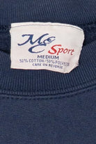 Vintage Navy Blue "God Bless America" American Flag Sweatshirt (1990s)