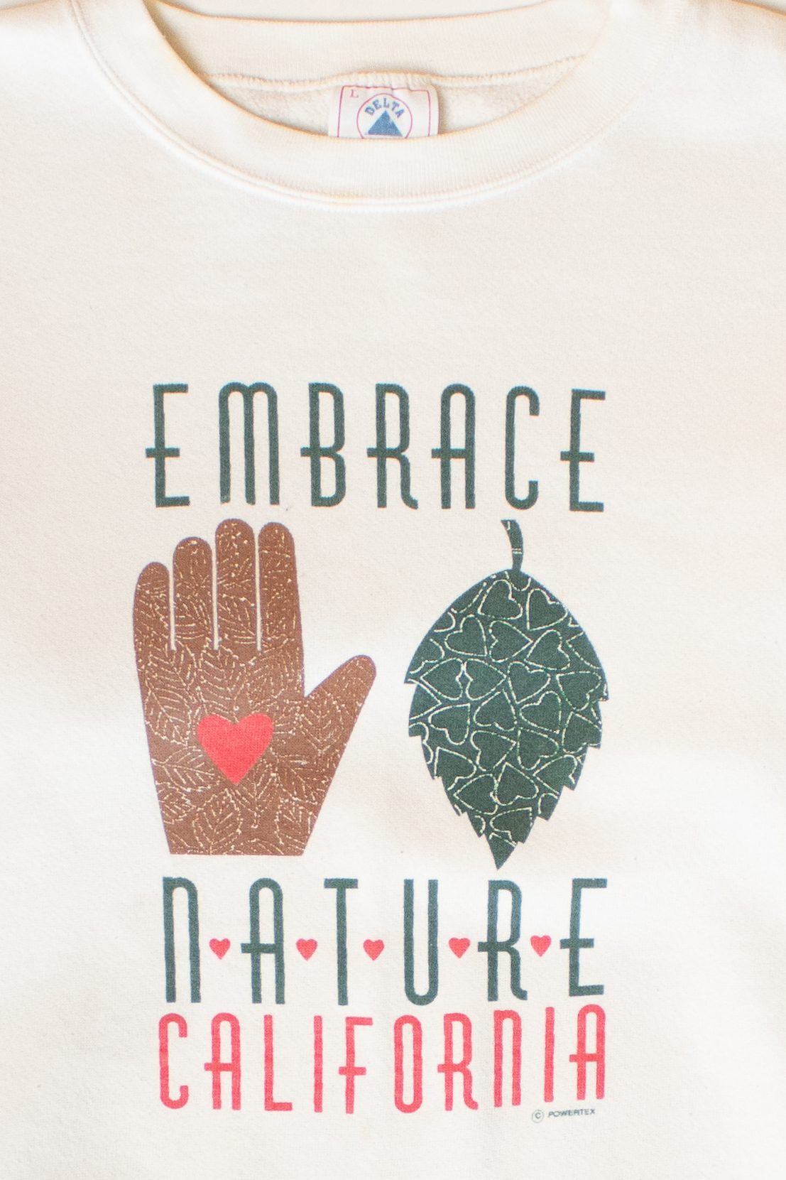 Vintage Embrace Nature California Sweatshirt (1990s)