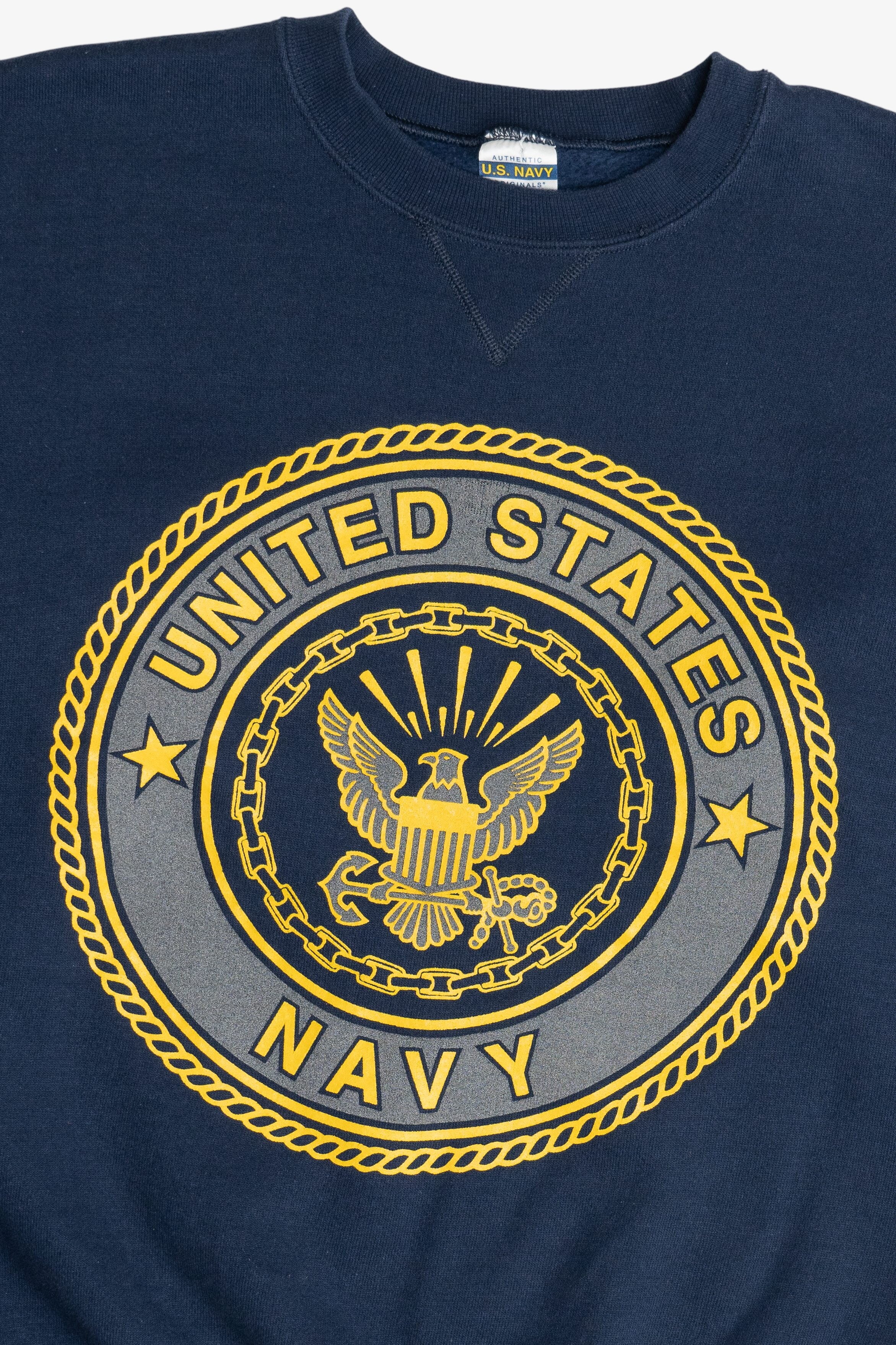 Vintage United States Navy Reflective Print Sweatshirt (2000s)