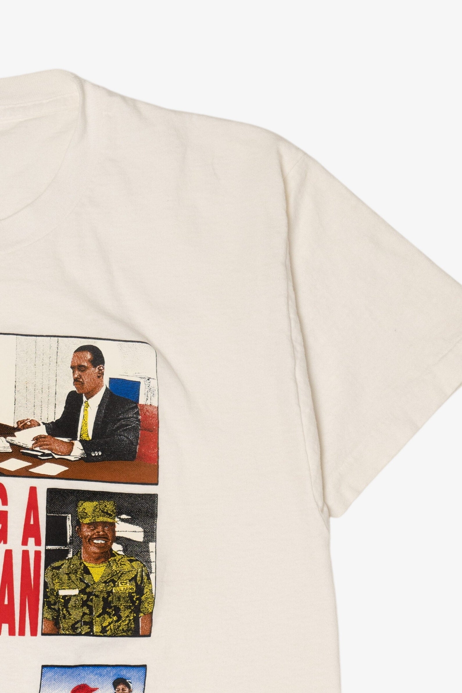 Vintage "The Hardest Job In America Is Being A Black Man" T-Shirt (1980s)