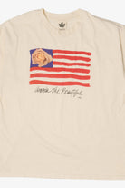 Vintage "America The Beautiful" American Flag Single Stitch T-Shirt (1990s)