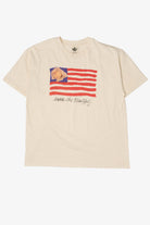 Vintage "America The Beautiful" American Flag Single Stitch T-Shirt (1990s)