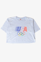 Vintage Levi's USA Olympic Cropped T-Shirt (1980s)