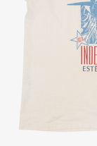 Vintage Face Of Independence Single Estee Lauder Stitch T-Shirt (1990s)