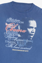 Barack Obama 2009 Inauguration "I Had A Dream" "Redemption" Distressed T-Shirt (2000s)