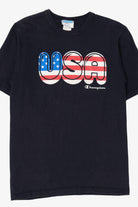 Vintage Navy Blue "USA" Champion T-Shirt (2000s)