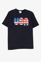 Vintage Navy Blue "USA" Champion T-Shirt (2000s)