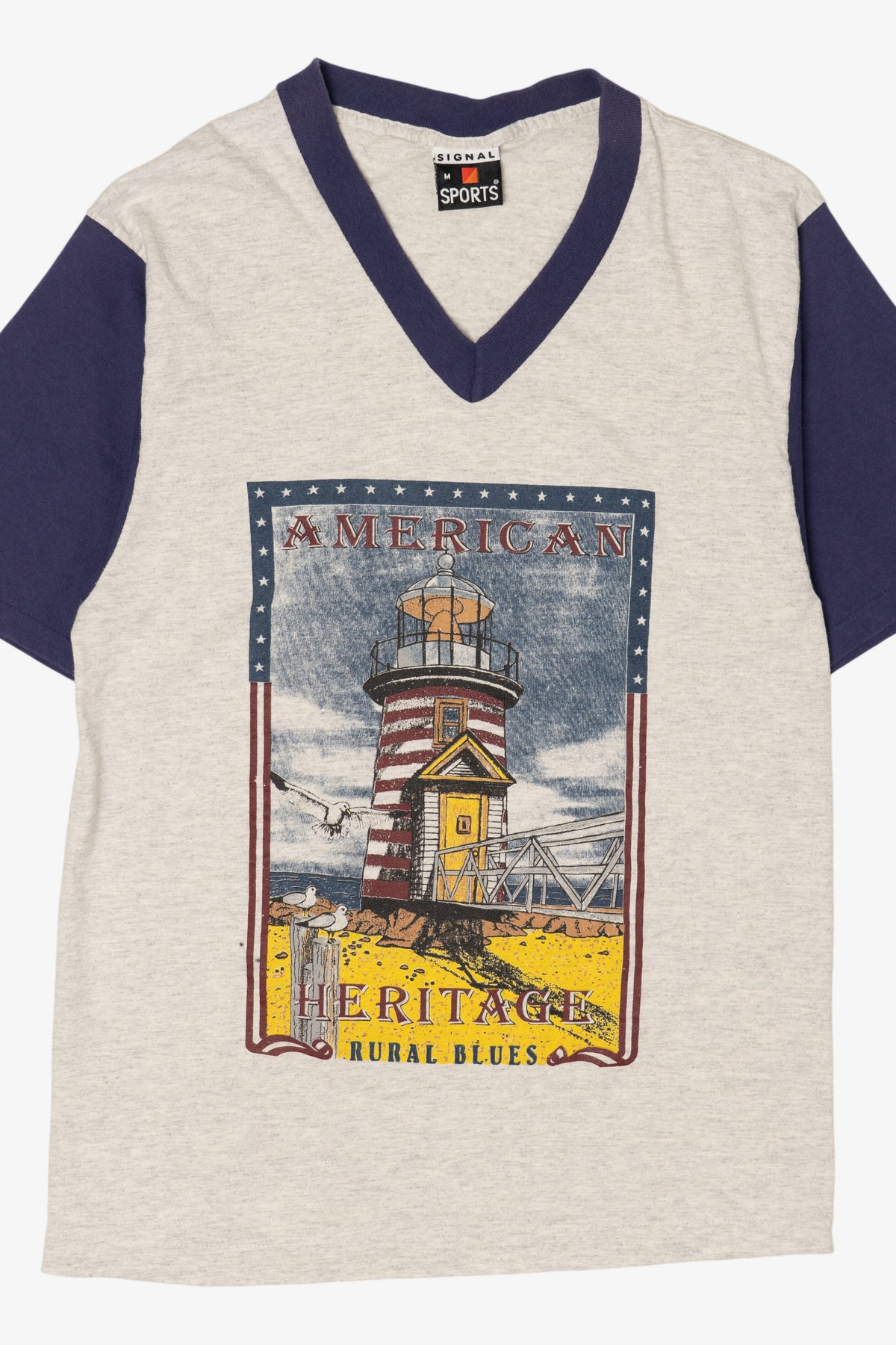 Vintage American Heritage Rural Blues Single Stitch T-Shirt (1990s)