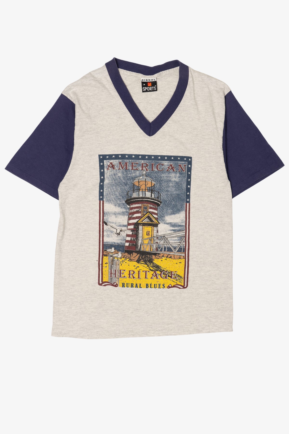Vintage American Heritage Rural Blues Single Stitch T-Shirt (1990s)