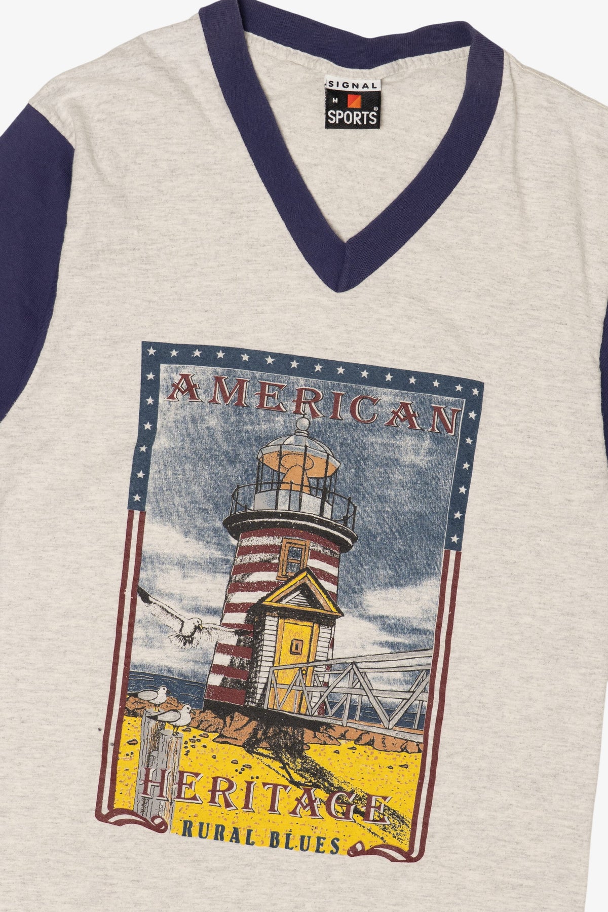Vintage American Heritage Rural Blues Single Stitch T-Shirt (1990s)