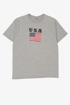 Vintage Gray USA American Flag Sonoma T-Shirt (2000s)