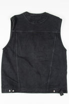 Black Denim Vest