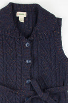 Cable Knit Sweater Vest