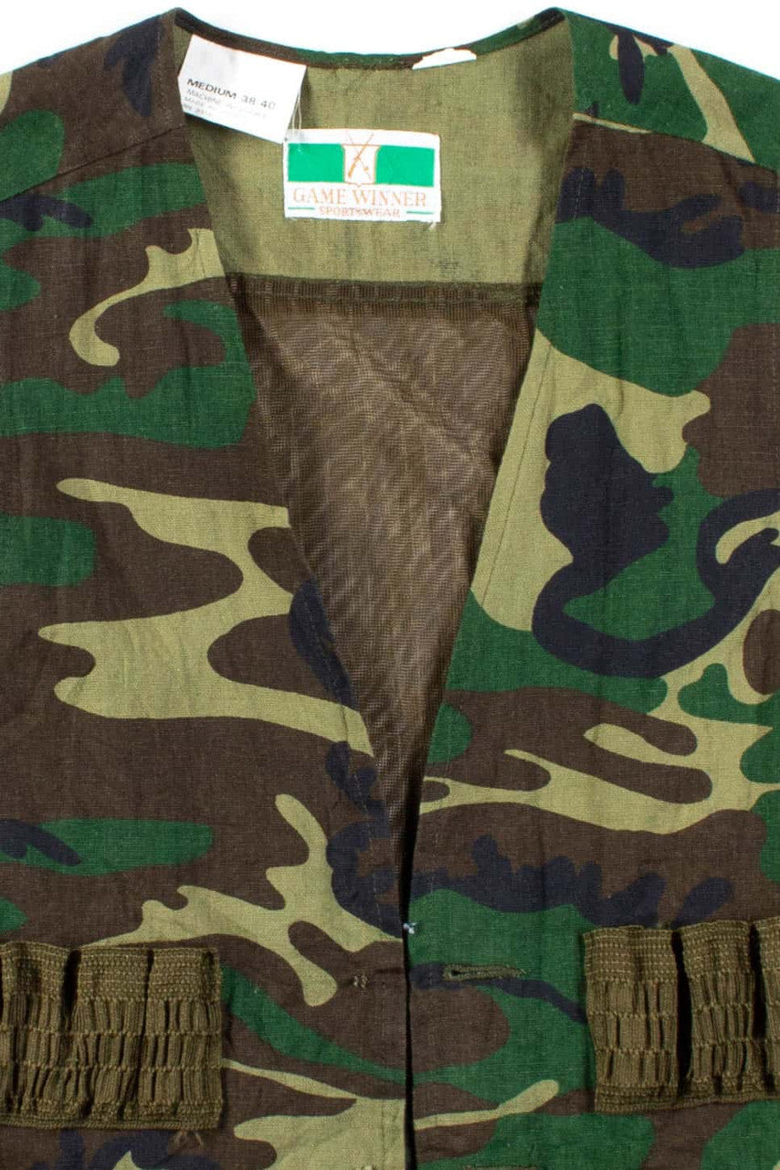 Mesh Back Camo Hunting Vest